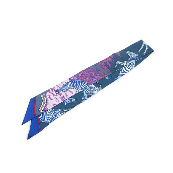 Hermes LES ZEBRES Silk Scarf - Picture 1 of 5